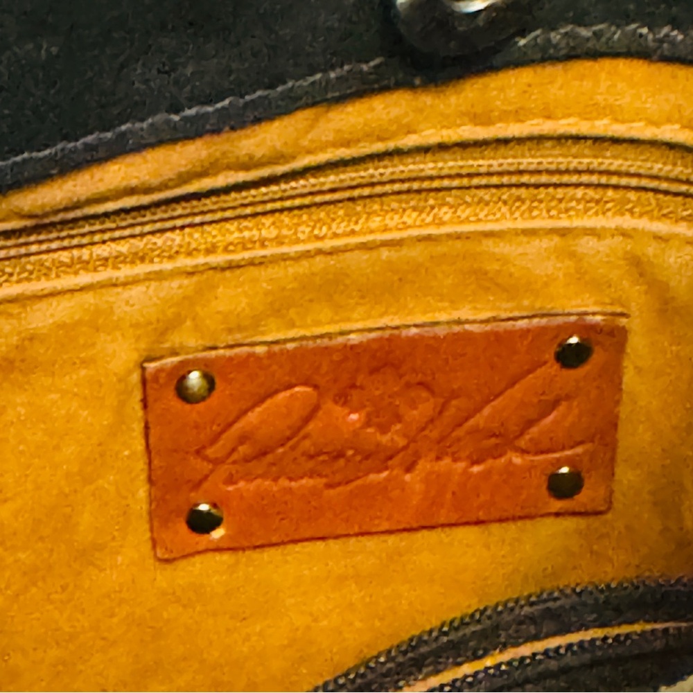 Beautiful Patricia Nash Otavia Sunflower Women's Distressed Leather Handbag! - Picture 12 of 13